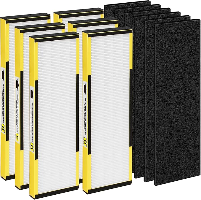 6 Packs FLT4825 H13 True HEPA Replacement Filter B Compatible by FCFMY
