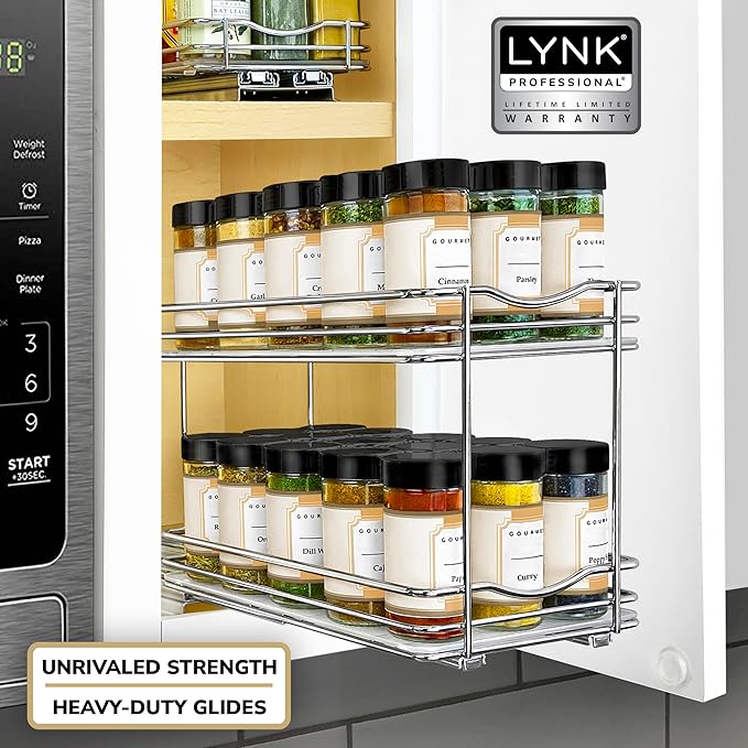 LYNK PROFESSIONAL® Pull Out Spice Rack Organizer - Image 7