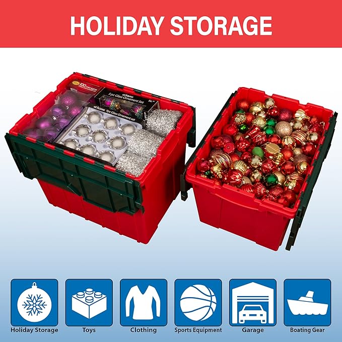 Akro-Mils KeepBox 18 Gallon Storage Container, Nesting and Stackable Plastic - Image 4