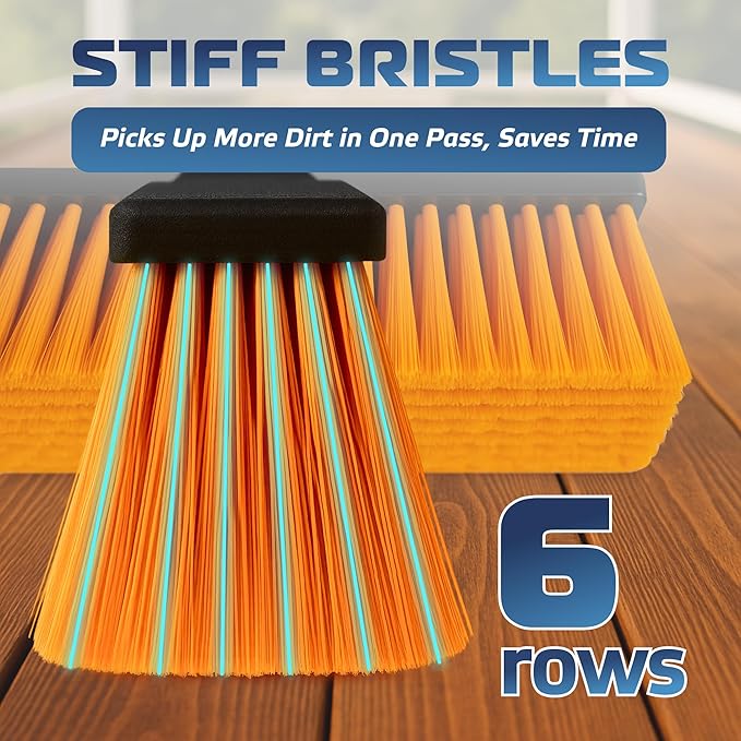 DSV Standard 18’’ Push Broom Outdoor Heavy Duty - Image 3