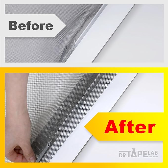 Black Window Screen Repair Tape, 2 in X 15 FT, Screen Repair Kit - Image 3
