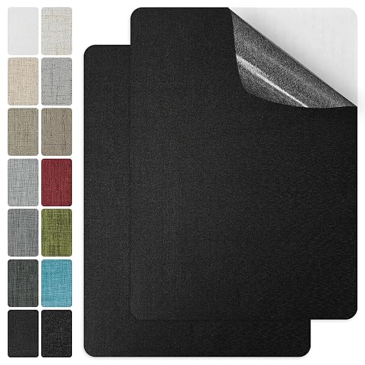 J.CARP 2Pcs Linen Repair Patches, Large Self-Adhesive Fabric Patch by JCARP
