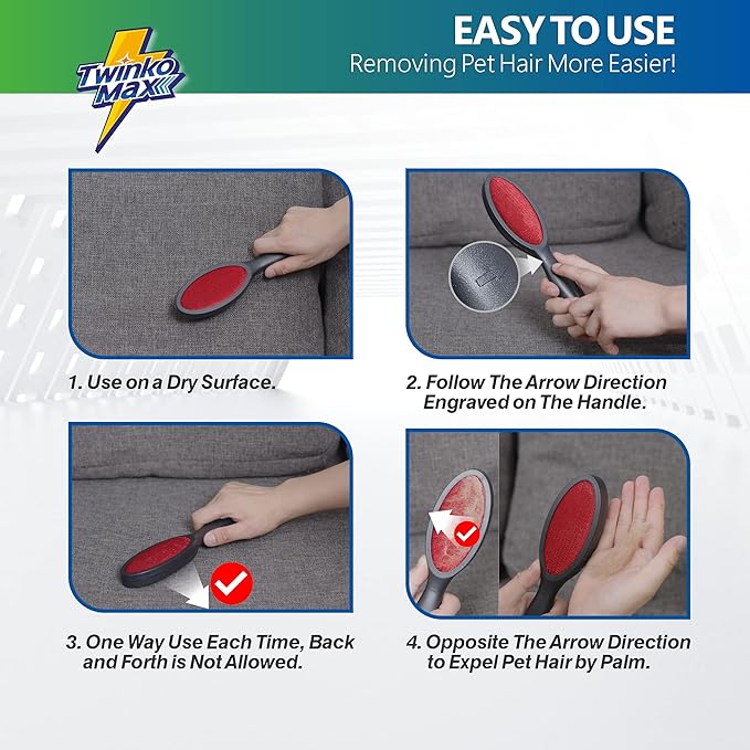Lint Brush, Lint Remover, Pet Hair Remover, Clothes Brush, Magic Lint Remover - Image 4