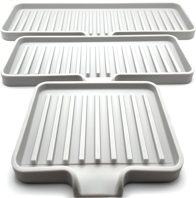 Happitasa Silicone Soap Dish Tray and Sponge Holder - Image 4