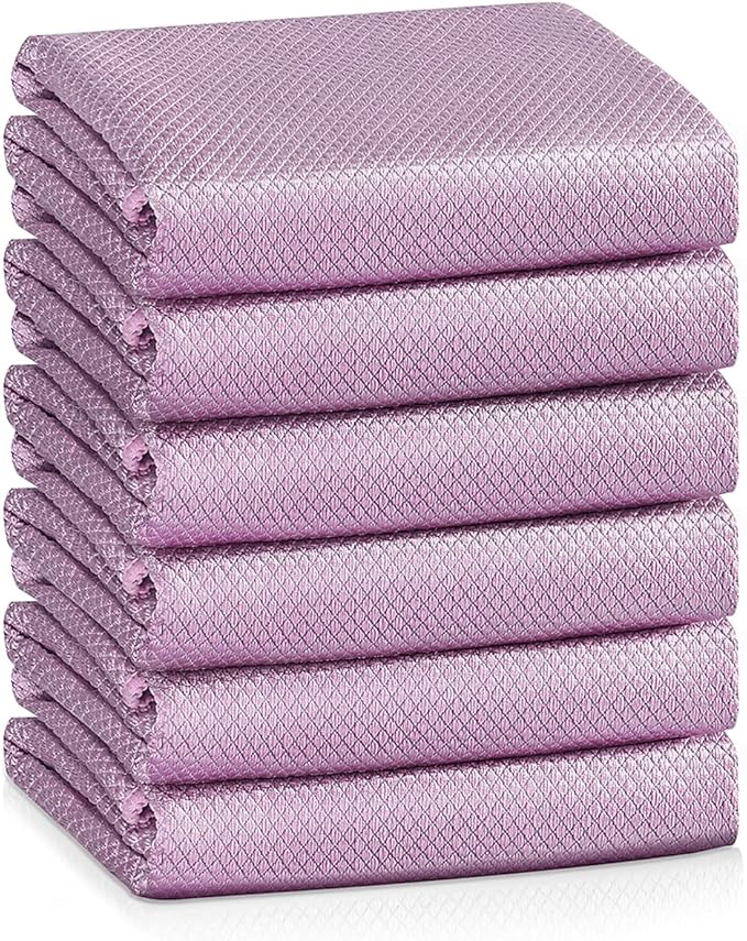 Easy Clean Fish Scale Nanoscale Cleaning Cloth, Streak Free Microfiber Glass by VPMURUGA