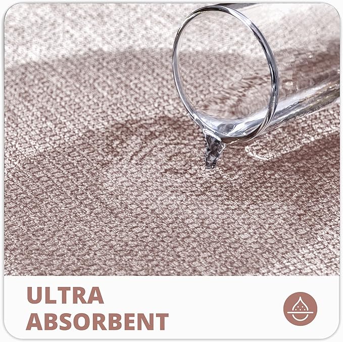 Bath Mat, Ultra Thin Bathroom Rugs, Rubber Bath Mats - Image 4