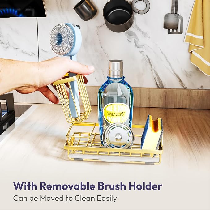 SWTYMIKI Sink Caddy Kitchen Sink Organizer - Image 4