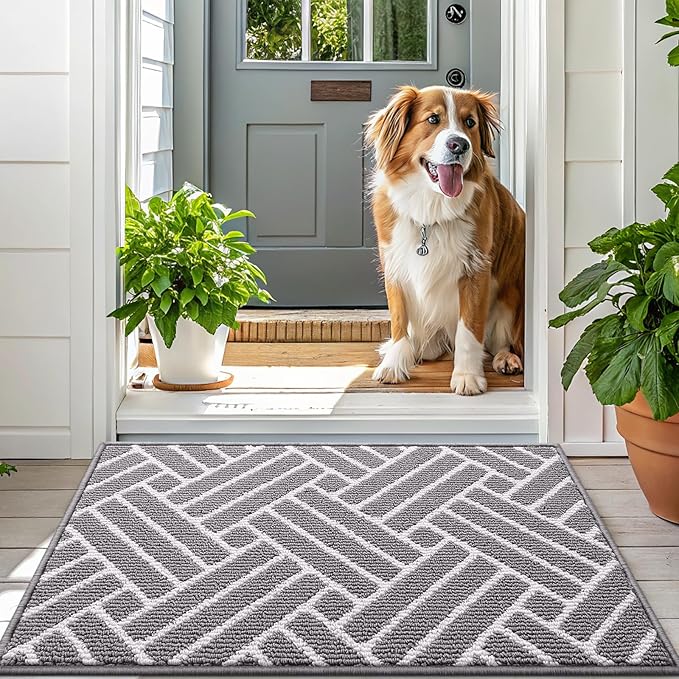 OLANLY Indoor Door Mat, 32x20 Inch, Dirt Resistant and Absorbent, Non-Slip - Image 6