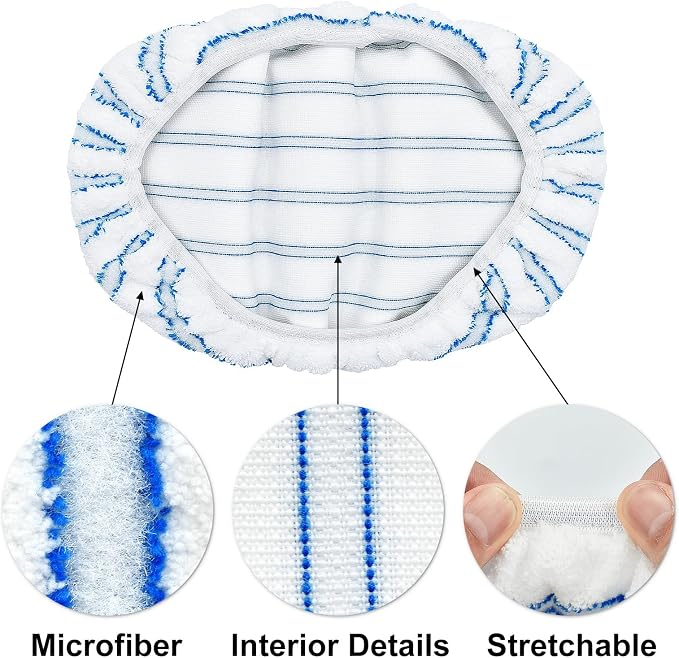Mop Heads Replacements for Ocedar Hardwood Floor 'N More Microfiber Mop - Image 4