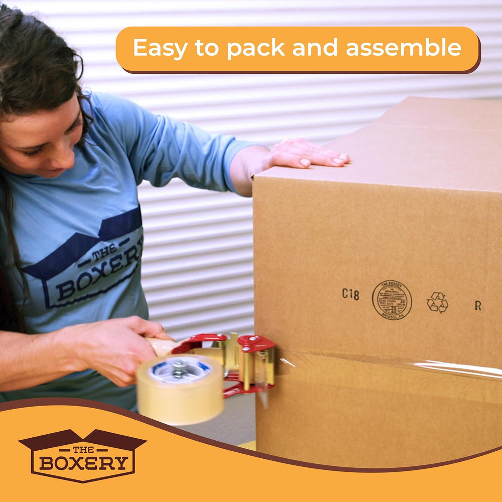 The Boxery 18"x16"x4" Corrugated Shipping Boxes 25-Pack