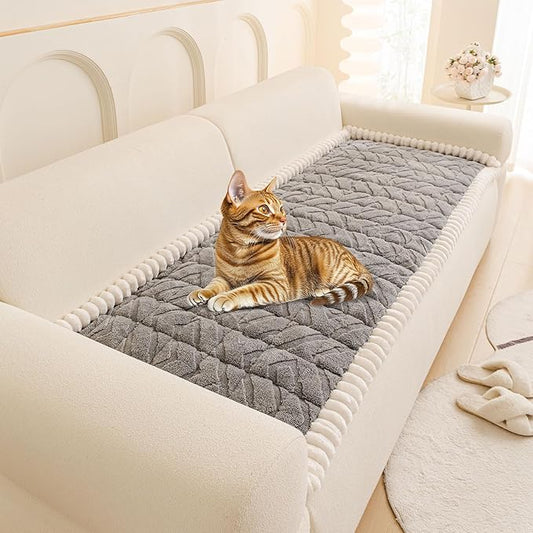 OTOB Couch Cover for Dogs Washable Pet Friendly, Non Slip Plush Funny Fuzzy by OTOB