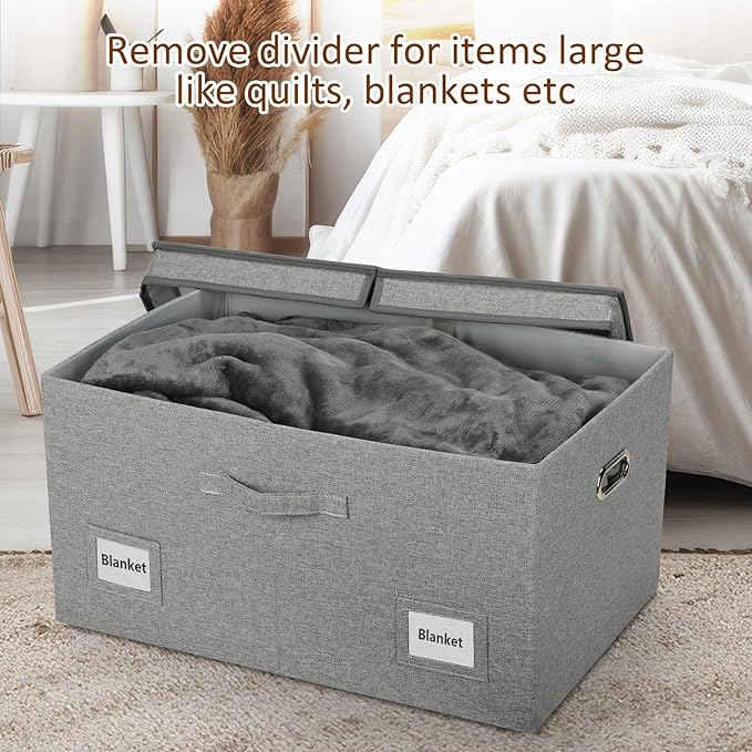 75 Quarts Extra Large Decorative Storage Bins - Image 6