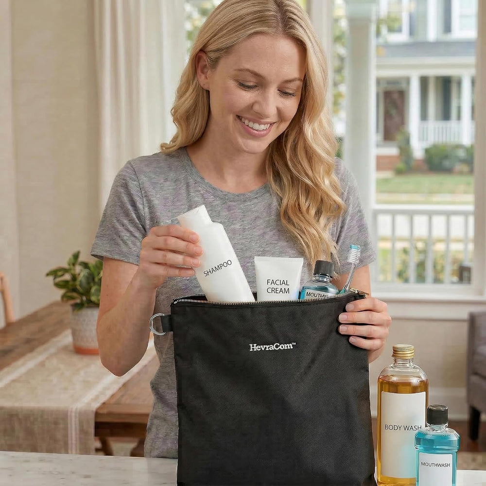 HevraCom Waterproof Laundry Bag Travel for Wet Clothes - Odor-Proof Waterproo...