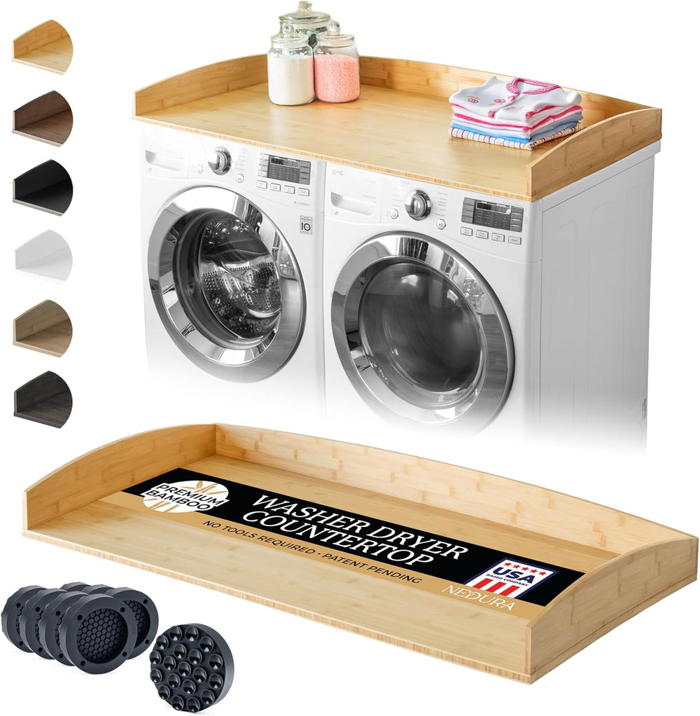 Nedura Washer Dryer Countertop for Washing Machine w/Anti-Vibration Pads&...