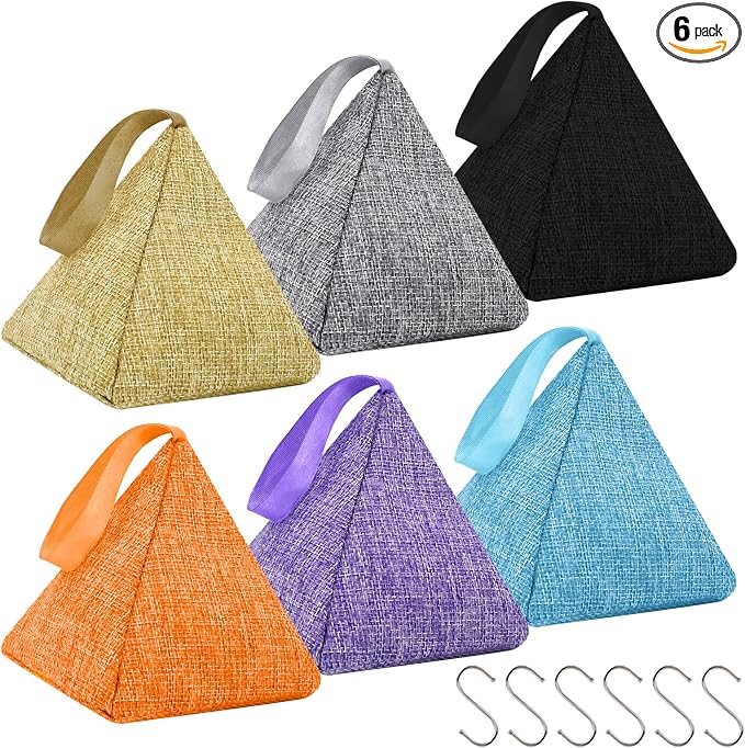 Charcoal Air Purifying Bags 6 Pack×200g Bamboo Charcoal Bags Odor Absorber by MYBMHTNB
