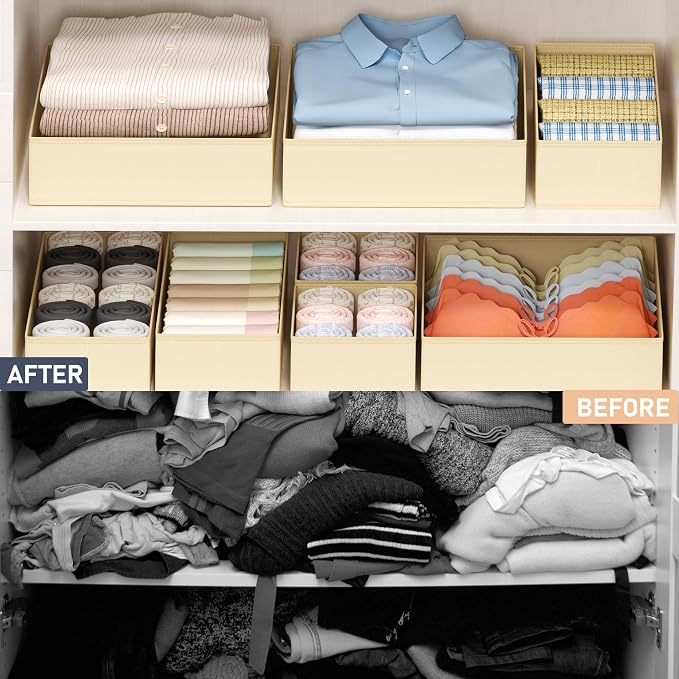 DIMJ Drawer Organizer Clothes - Image 6