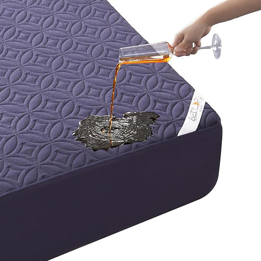 BEDLORE Waterproof Mattress Protector, Cal King Size Mattress Pad by Bedlore