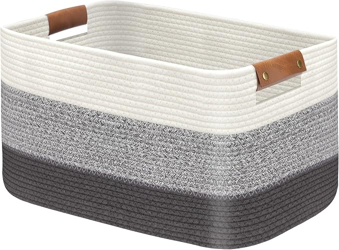 Large Collapsible Laundry Basket, Clothes Hamper by Goodheim