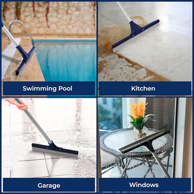 DSV Standard Floor Squeegee for Concrete Floor, 17.5" Large Floor Squeegee - Image 5