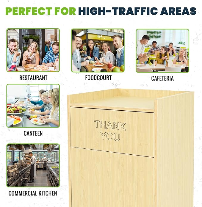 Alpine Restaurant Trash Can Cabinet - Image 9