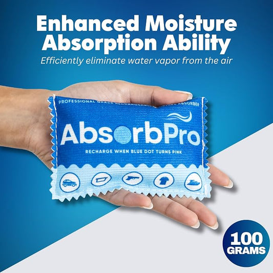 Rechargeable Dehumidifier Bag 5-Pack - 100g Reusable Moisture Absorbers - - Image 2