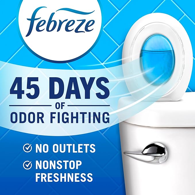 Febreze Bathroom Air Freshener, Odor-Fighting, Plug In Alternative, Air - Image 2