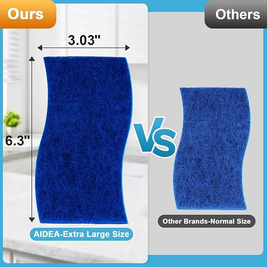 AIDEA XL Scrub Sponges Non-Scratch 6Count, Extra Large Sponges Kitchen - Image 2