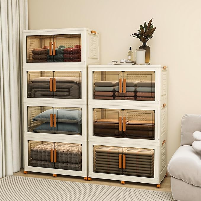 4 Tier Extra Large Stackable Storage Bins - Image 6