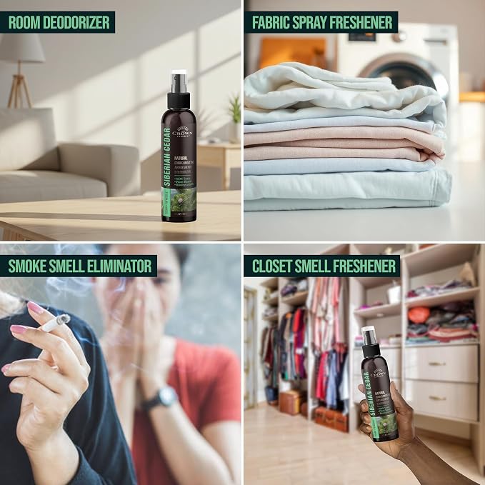 Non-Toxic Odor Eliminator, Natural Cedar Air Freshener Spray - Image 5
