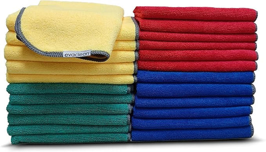 EvaClean Premium Microfiber Cleaning Cloth 16"x16" by Evaclean