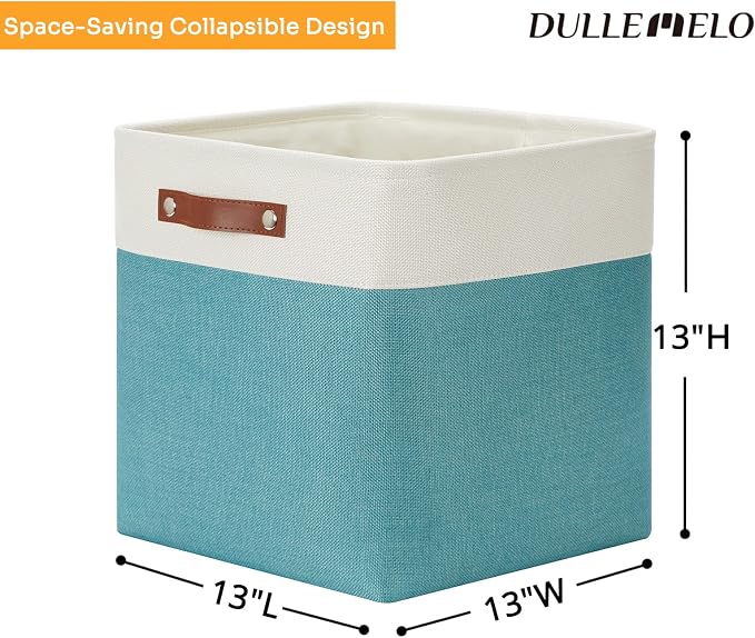 DULLEMELO Storage Bins for Organizing, Closet Storage Baskets for Gift Empty - Image 2