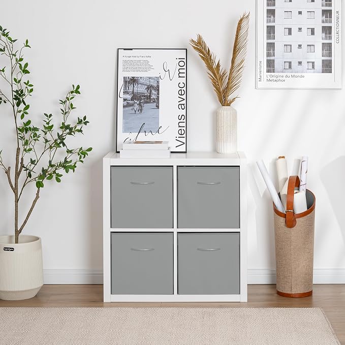 StorageWorks Gray Storage Cubes, 13x13 Storage Cube Bins - Image 4