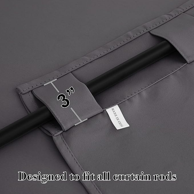RYB HOME Blackout Curtains for Bedroom - Image 2