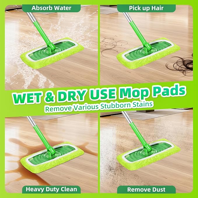 Reusable Mop Pads fit Swiffer Sweeper Mop - Image 4