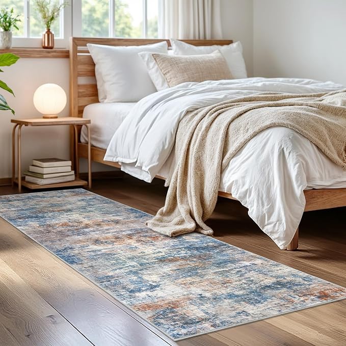 IOHOUZE Abstract Runner Rug 2x6 Ft Washable Runners - Image 8