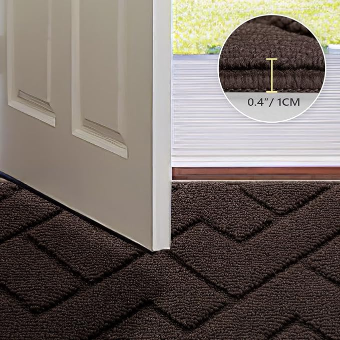 hicorfe Indoor Doormat, Welcome Door mat, Non Slip Door Mats 20"x31.5" - Image 4