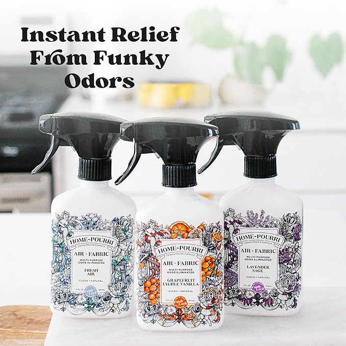 Home-Pourri Air + Fabric Multi-Purpose Odor Freshener Spray, 11 Fl Oz, Fresh - Image 3