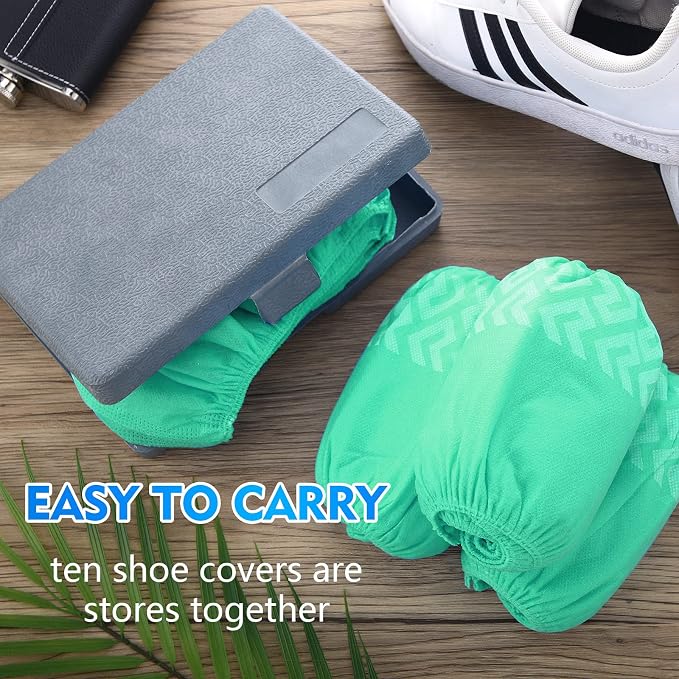 Zhanmai 300 Pack Disposable Shoe Covers Non Slip Disposable Large Foot Booties - Image 7