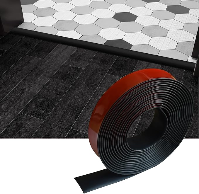 Floor/Door Flat Transition Strip & Self Adhesive Floor Vinyl Floor Edge Trim by HJHUAJ