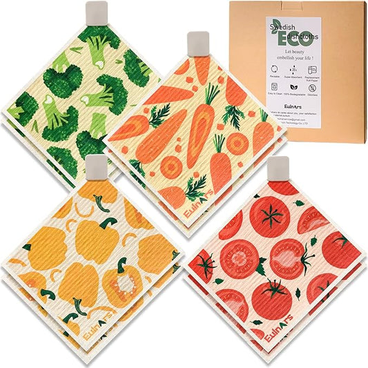 Reusable Paper Towels, Swedish Dishcloths by Eulnars