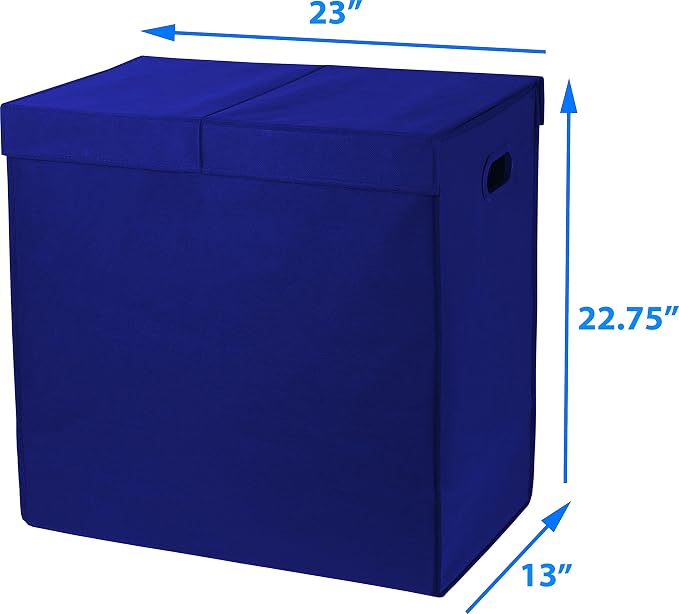 Simple Houseware Double Laundry Hamper - Image 7