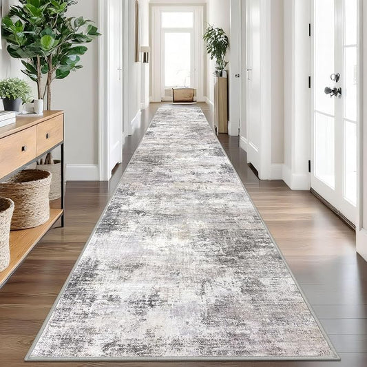 IOHOUZE Abstract Runner Rug 3x18 Ft Washable Runners by iOhouze
