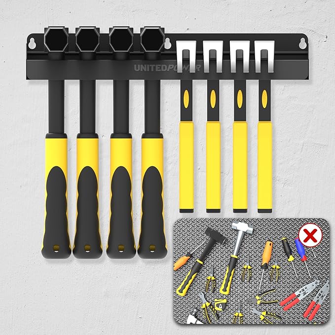 UNITEDPOWER Hammer Holder, Wall Mount Storage Rack Organizer - Image 5