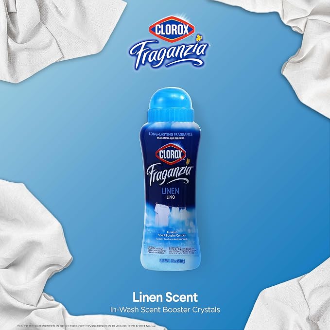 Clorox Fraganzia Laundry Scent Booster Crystals in Linen Scent - Image 2