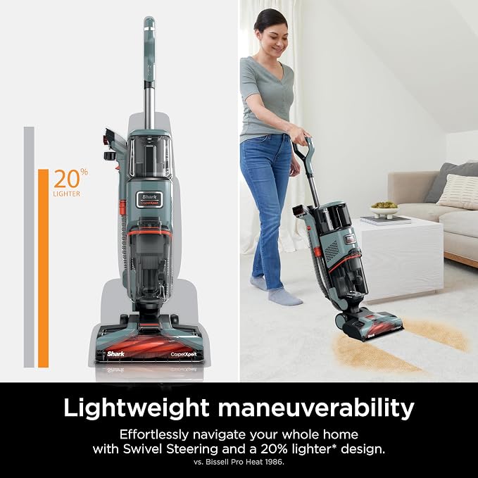 Shark CarpetXpert Upright Carpet, Area Rug & Upholstery Cleaner, Built-In Spot - Image 7