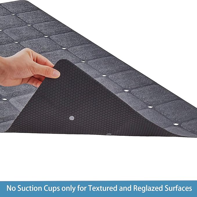 Foldable Silicone Bathtub Mat: Jumbo Size Heavy Duty Safety Bath Mat - Image 4