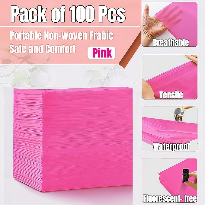 100 PCS Disposable Massage Table Sheets Spa Bed Covers 71"x31" -Non Woven - Image 3