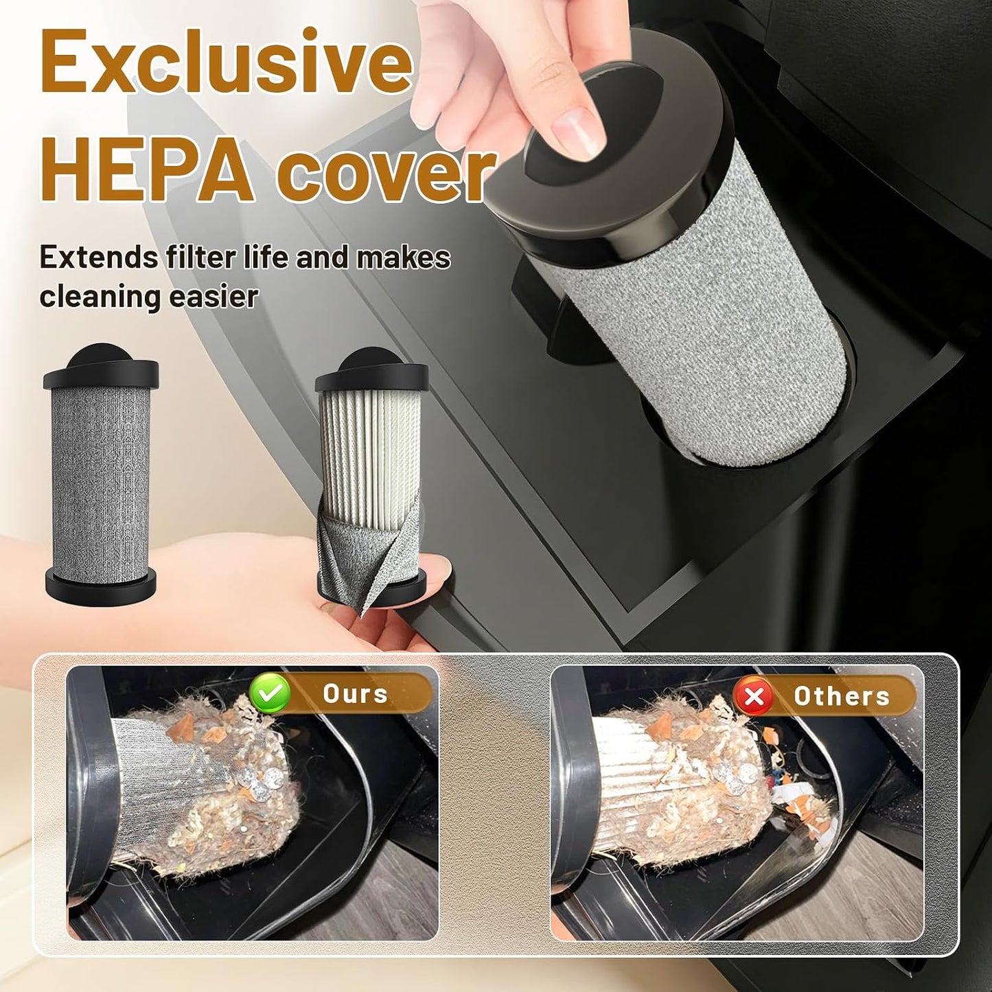 Upgraded Pro Touchless Auto Vacuum Dustpan with Dual Infrared Sensors, HEPA Protective Sleeves , Powerful Suction, Canister Vacuum Cleaner Trash Can, Ideal for Pet Hair, Salon, Kitchen & Home Cleaning