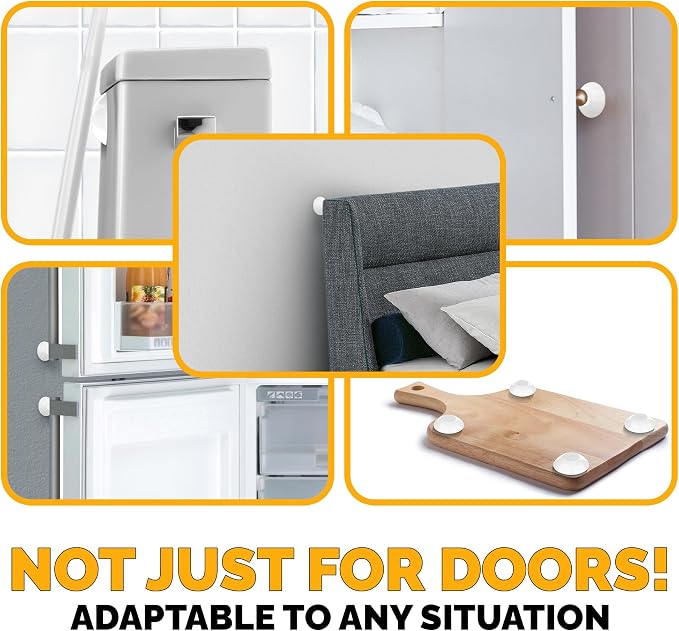 Ducki Wall Protectors -4 Pack White- Self Adhesive, Reusable Solution - Image 9