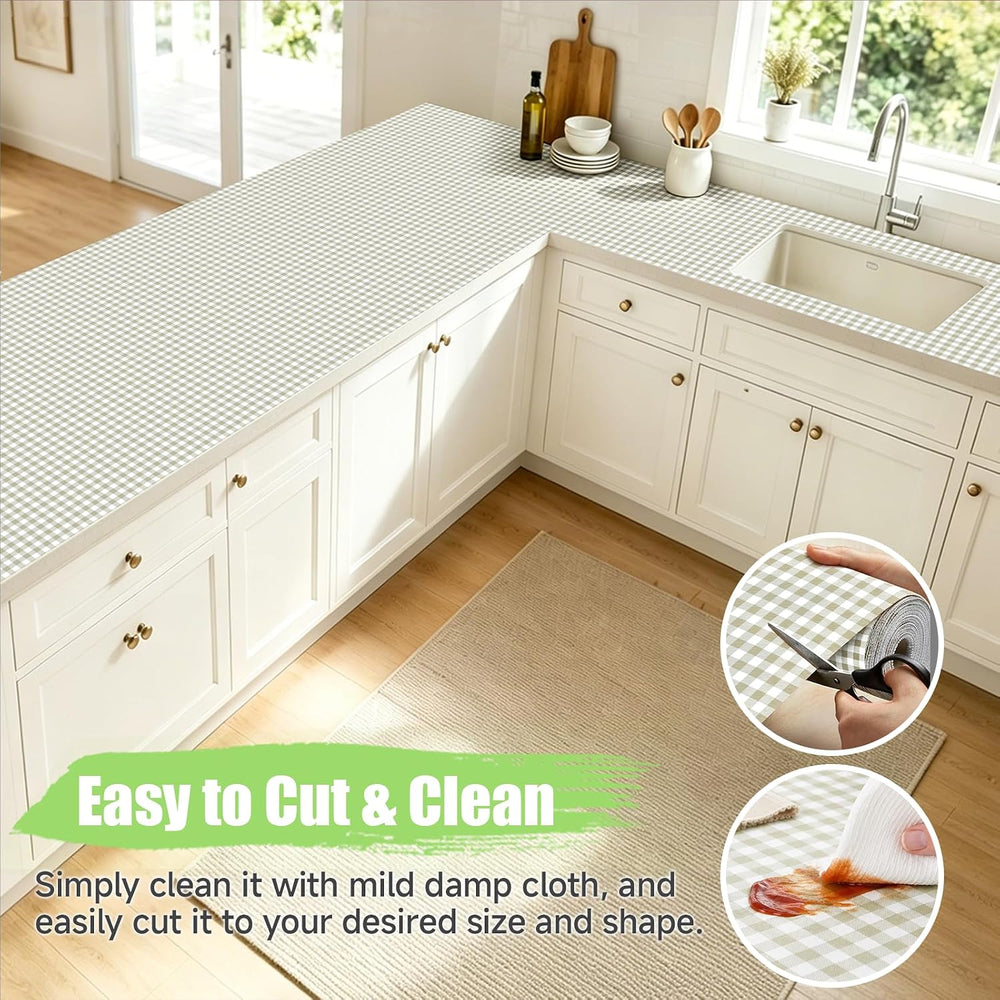 Songrey Non-Adhesive Shelf Liner & Cabinet Liner, 17.5" x 240"